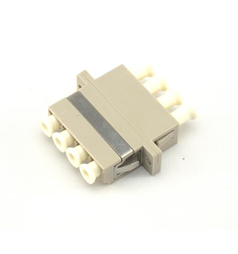 LC Quad Adapter MM OM1/OM2 Beige